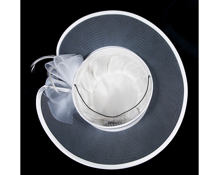 White Wedding Hat made to order in Australia - Hats From OZ