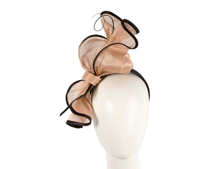 Gold & Black racing fascinator by Fillies Collection - Hats From OZ