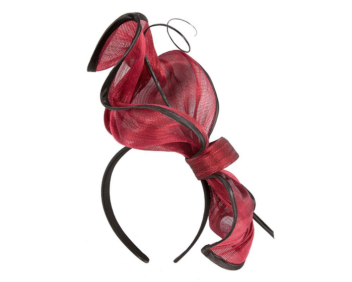 Red & Black racing fascinator by Fillies Collection - Hats From OZ