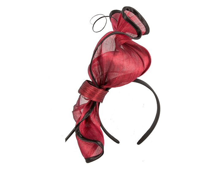 Red & Black racing fascinator by Fillies Collection - Hats From OZ