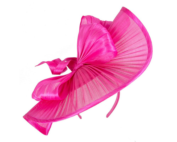 Large fuchsia jinsin racing fascinator by Fillies Collection - Hats From OZ