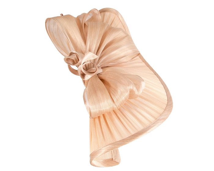 Large nude jinsin racing fascinator by Fillies Collection - Hats From OZ