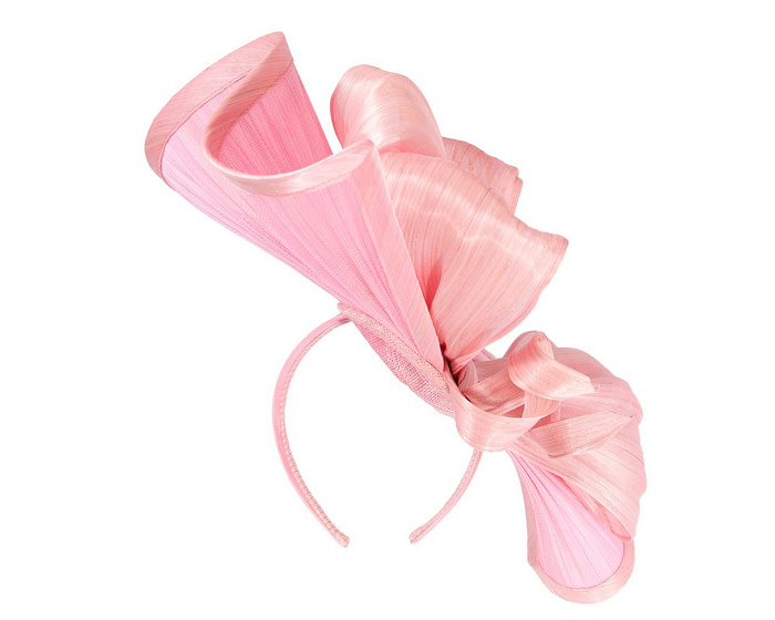 Large pink jinsin racing fascinator by Fillies Collection - Hats From OZ