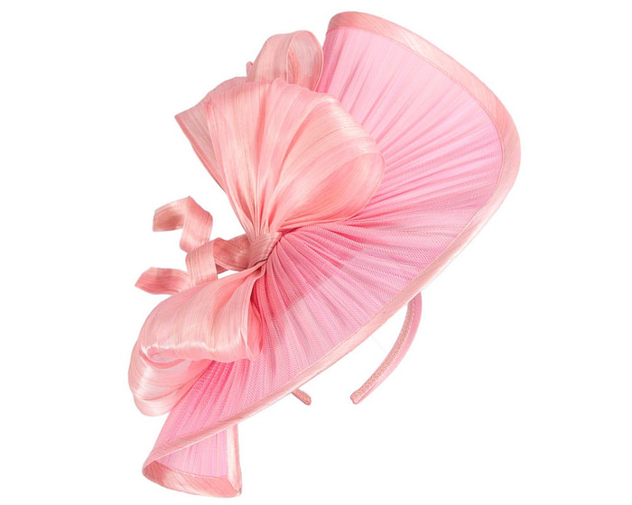 Large pink jinsin racing fascinator by Fillies Collection - Hats From OZ