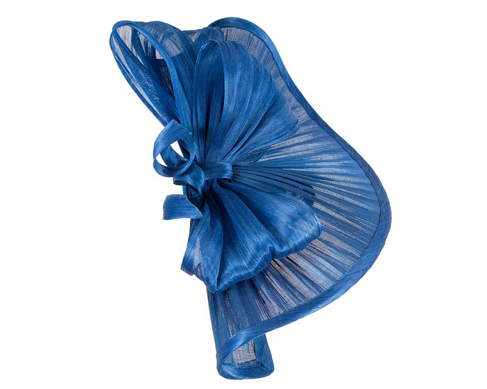 Large royal blue jinsin racing fascinator by Fillies Collection - Hats From OZ