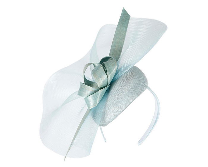 Tall light blue racing fascinator by Fillies Collection - Hats From OZ