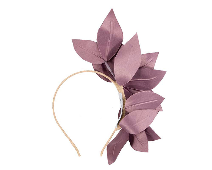 Bespoke mauve flower headband - Hats From OZ