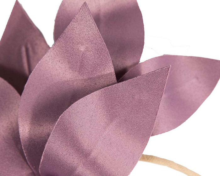 Bespoke mauve flower headband - Hats From OZ