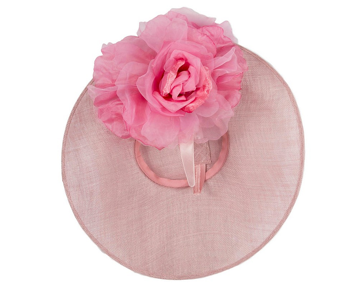 Large pink racing fascinator hat by Fillies Collection - Hats From OZ