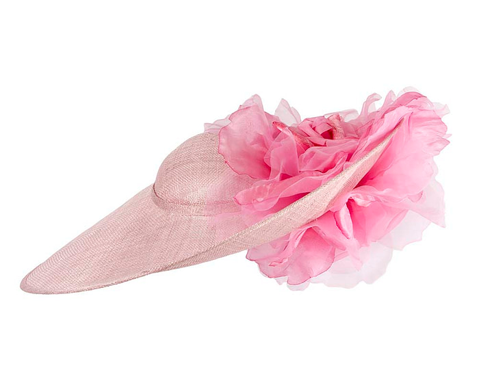 Large pink racing fascinator hat by Fillies Collection - Hats From OZ