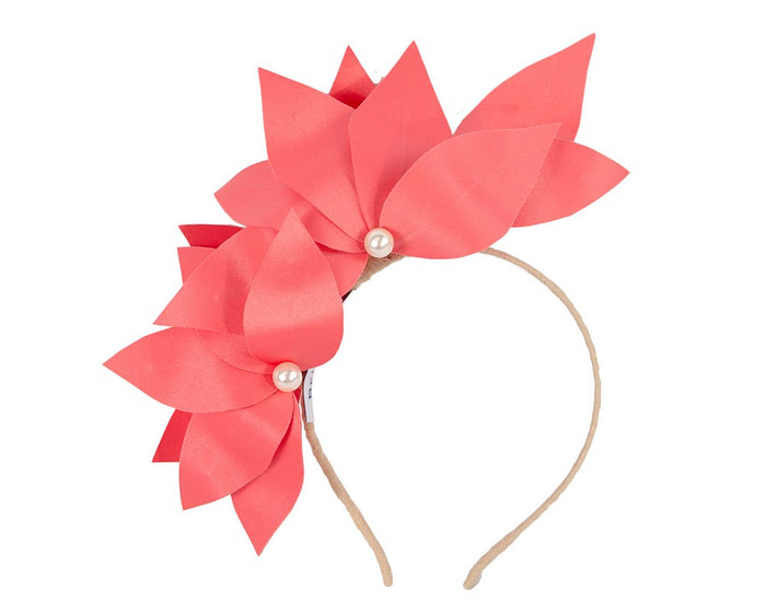 Bespoke coral flower headband - Image 2