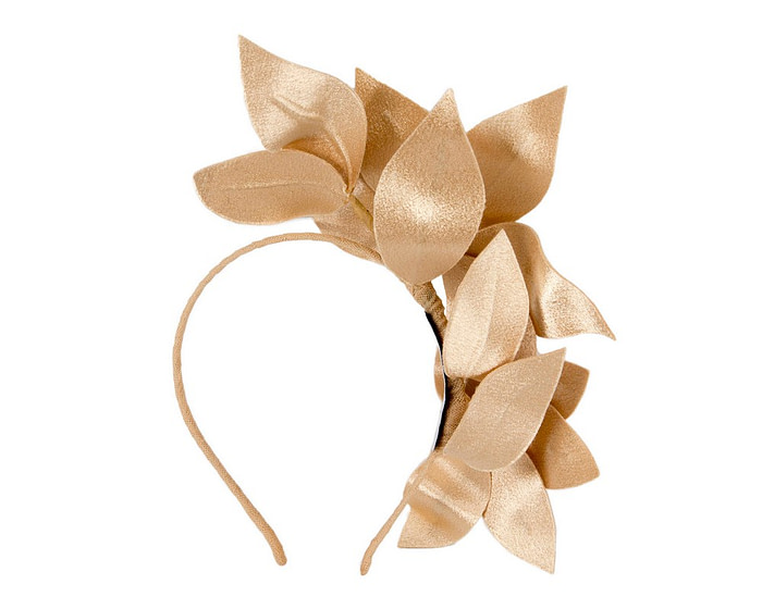 Bespoke gold flower headband - Hats From OZ