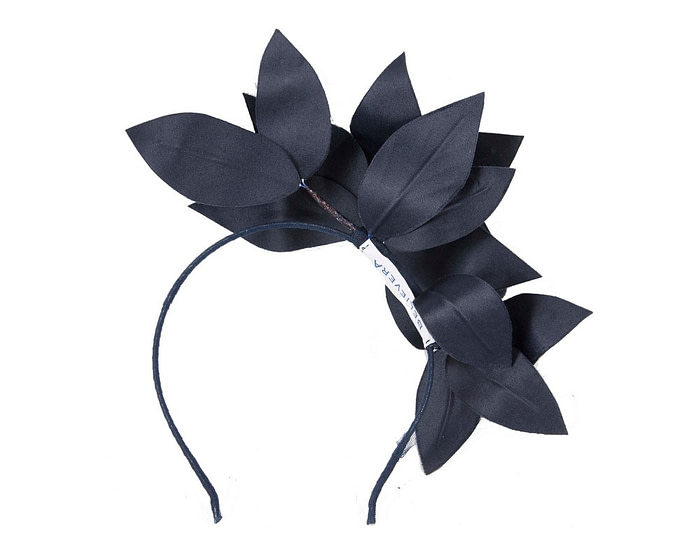 Bespoke navy flower headband - Hats From OZ