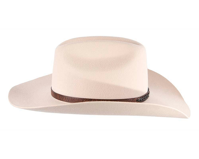 Classic Cream Cowboy Hat – Timeless Western Elegance - Image 4