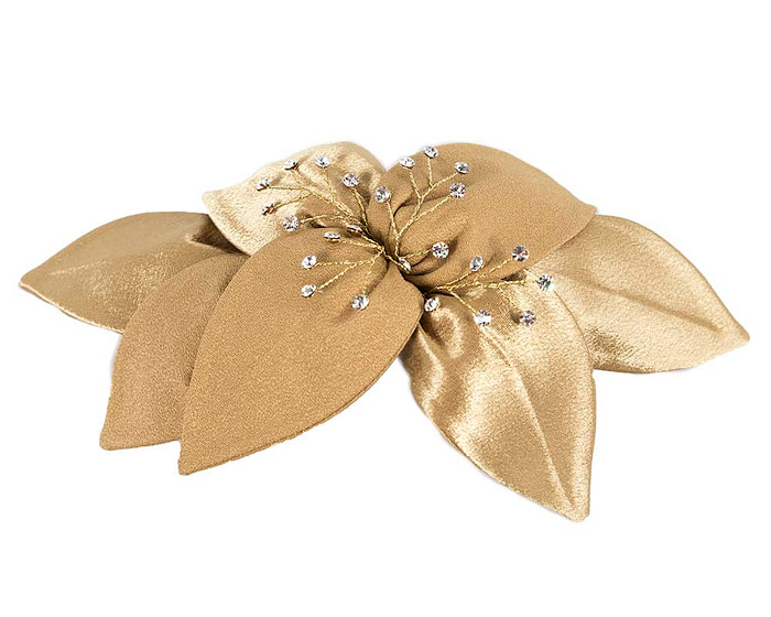 Gold Fascinator comb for Mother of the Bride special occasions - Hats From OZ