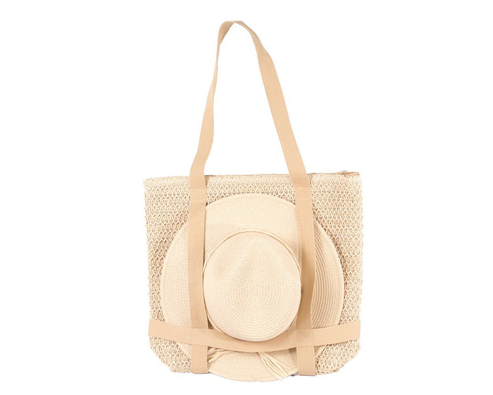 Natural Hat & Bag Summer Beach Set