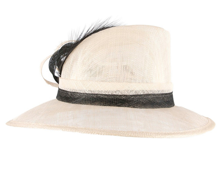 Wide brim sinamay hat by Cupids Millinery - Hats From OZ