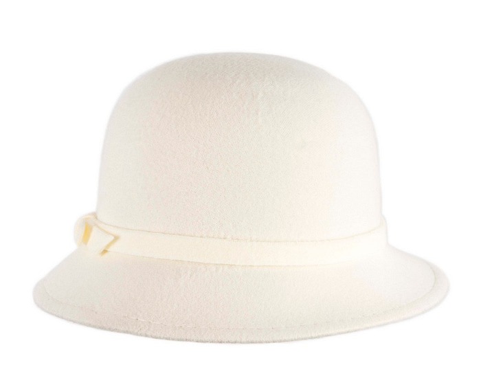 Cream ladies winter bucket hat - Hats From OZ