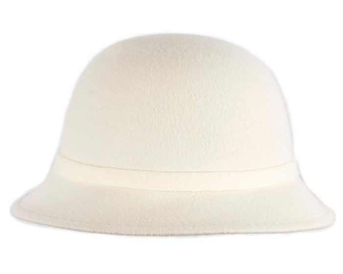 Cream ladies winter bucket hat - Hats From OZ