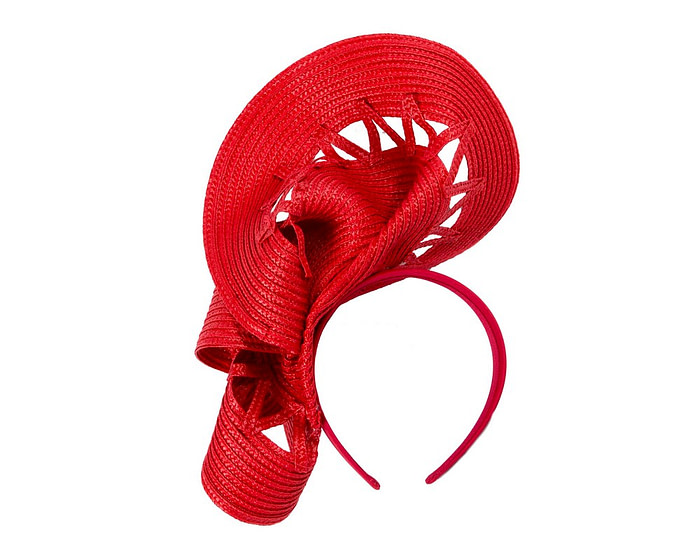 Limited Edition Red Fascinator by Cupids Millinery - Hats From OZ