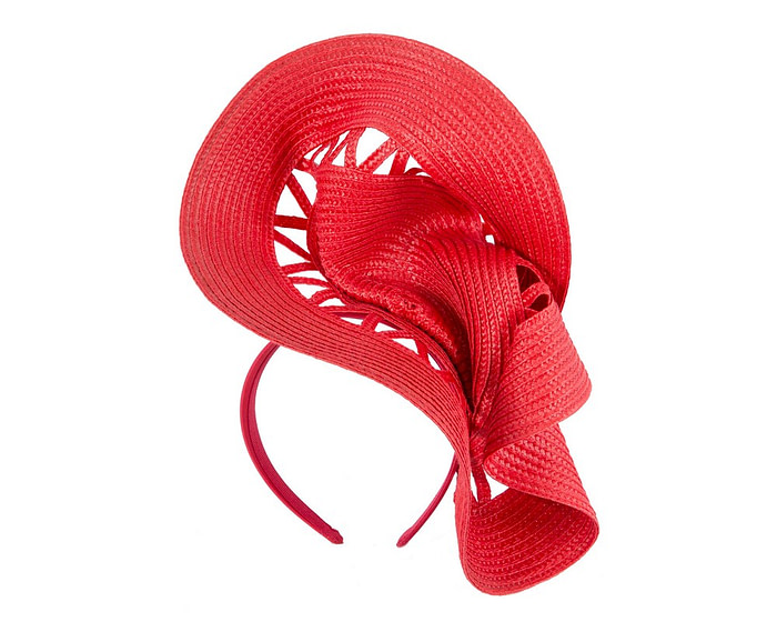 Limited Edition Red Fascinator by Cupids Millinery - Hats From OZ