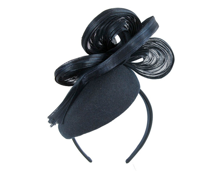 Exclusive navy winter fascinator by Fillies Collection - Image 6