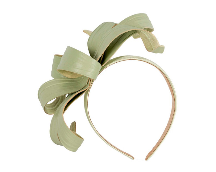 Elegant Mint Green Bow Fascinator by Max Alexander - Image 2