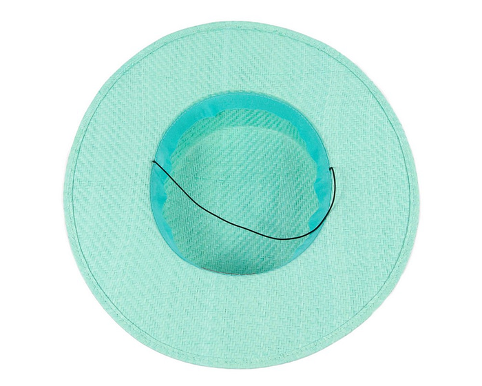 Aqua boater hat by Max Alexander - Hats From OZ