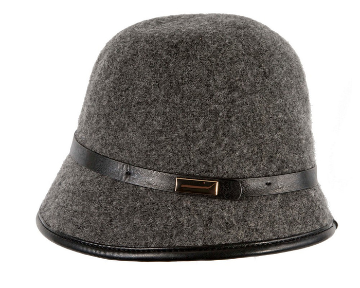 Grey cloche hat - Hats From OZ