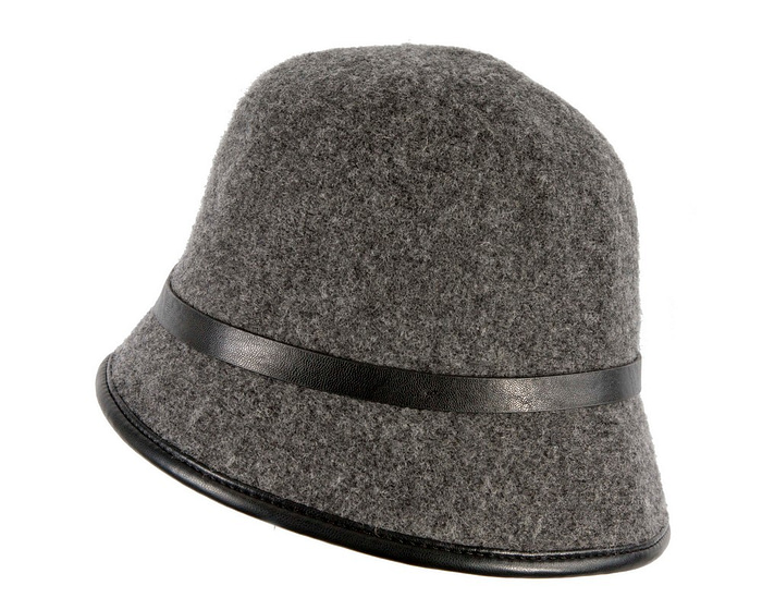 Grey cloche hat - Hats From OZ