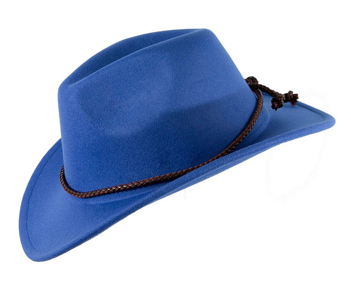 Royal Blue western cowboy hat - Image 2