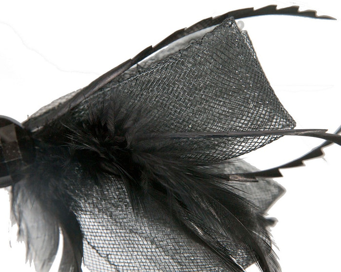 Black bow hairclip - Hats From OZ