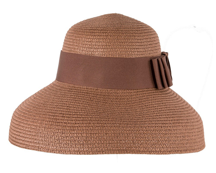 Elegant bronze ladies summer beach hat - Image 4