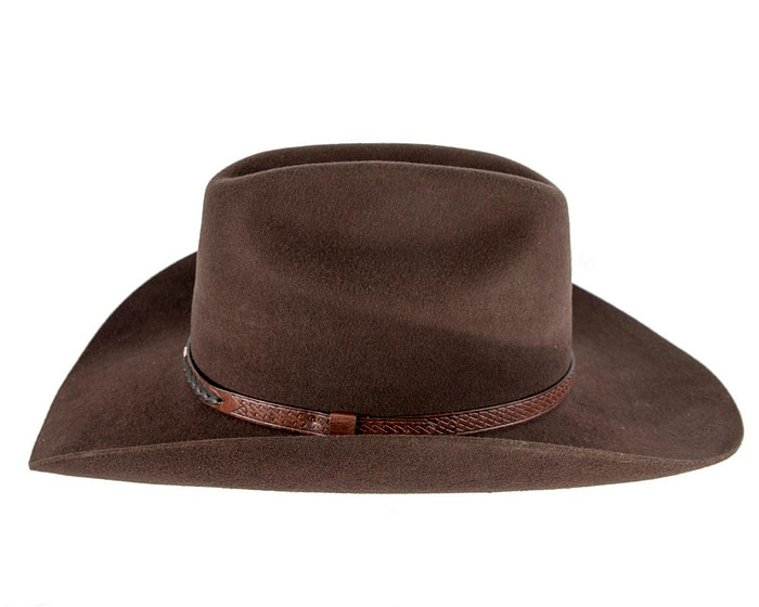 Classic Brown Cowboy Hat – Timeless Western Elegance - Image 4