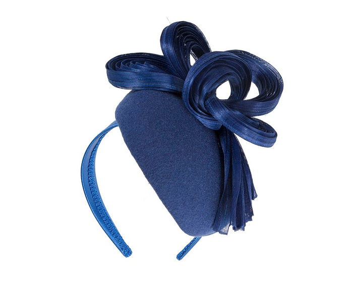 Exclusive royal blue winter fascinator by Fillies Collection F700RB - Image 2