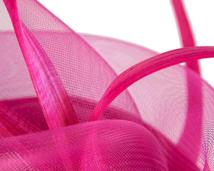 Bespoke Fuchsia fascinator by Fillies Collection S107 - Image 5