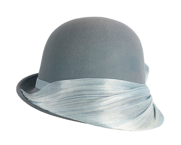 Limited edition petrol blue winter felt hat - Image 6
