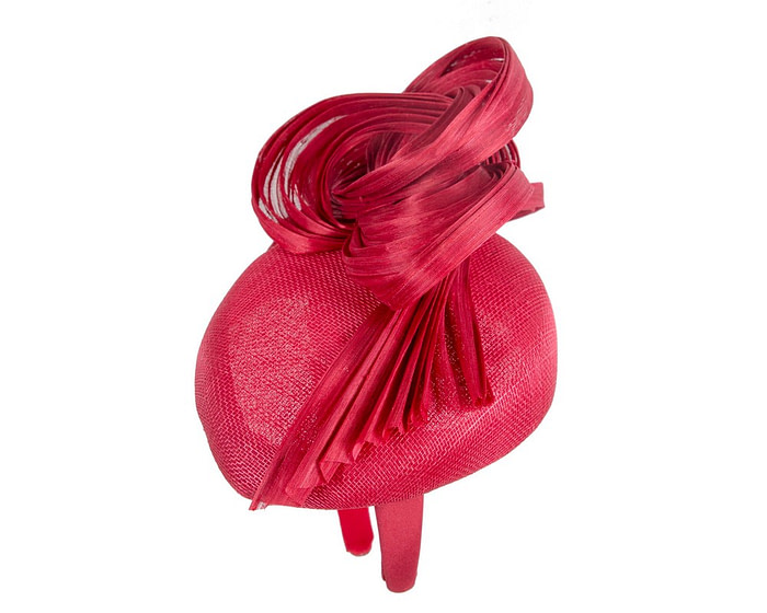 Exclusive red pillbox fascinator by Fillies Collection - Image 4