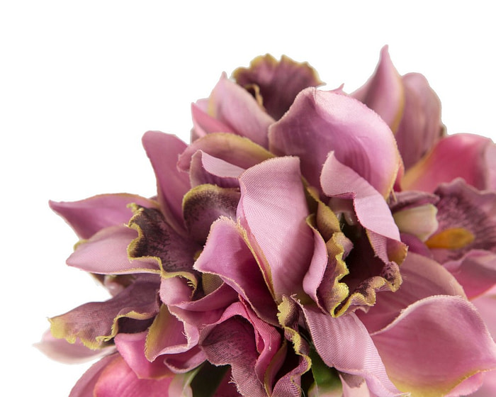 Hand made exclusive dusty pink fascinator headband - Image 3