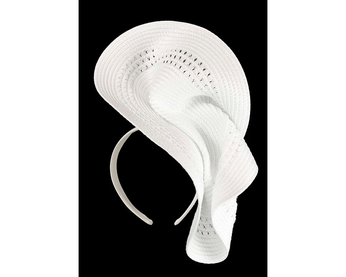 Limited Edition white fascinator - Image 2