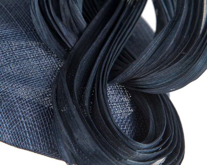 Exclusive navy pillbox fascinator by Fillies Collection - Image 5