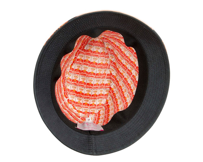 Philip Treacy Andy Warhol Bucket Hat Vintage Rare Soup Print Lining - Image 6