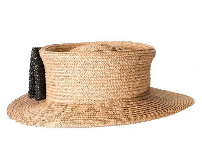Vintage straw boater hat - Image 7