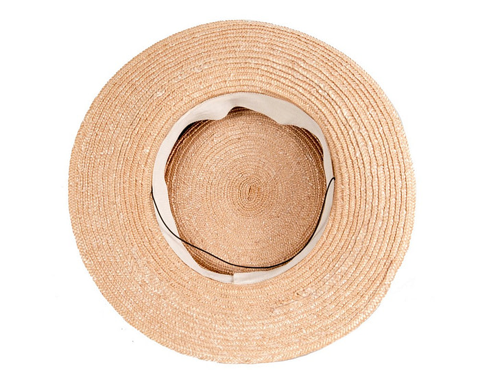 Vintage straw boater hat - Image 6