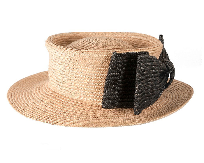 Vintage straw boater hat - Image 3