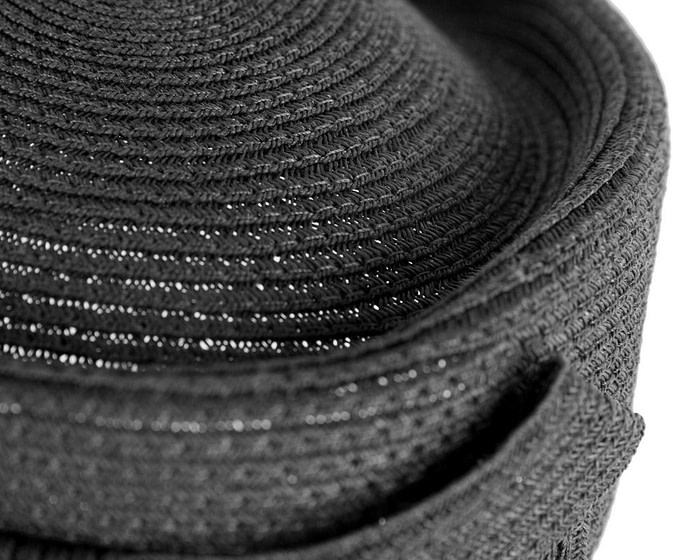 Soft black pillbox hat by Max Alexander - Image 6