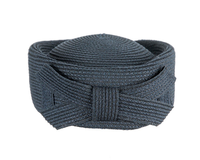 Soft navy pillbox hat by Max Alexander - Image 7