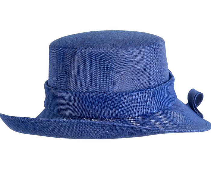 Royal Blue ladies fashion hat by Max Alexander - Image 3