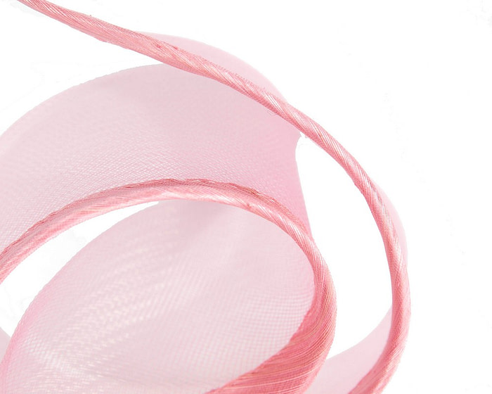 Sculptured dusty pink racing fascinator by Fillies Collection - Image 3