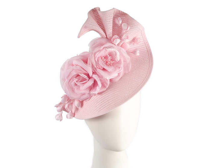 Pink racing fascinator by Fillies Collection